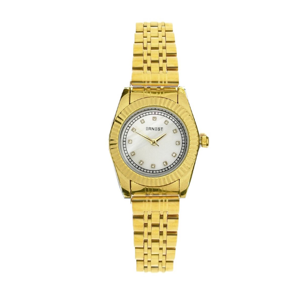 Horloge Ernest Stylistic Goud-wit marble