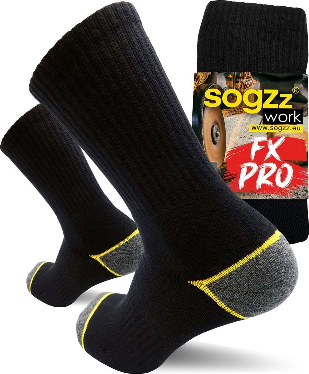 Sogzz Werksokken FX Pro - Premium Plus Werksokken - 4 Paar Maat 47/50