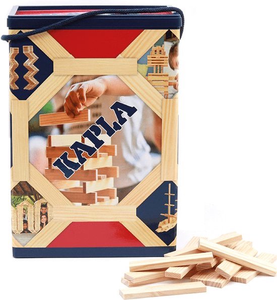 KAPLA - KAPLA Blank - Constructiespeelgoed - 200 grenenhouten plankjes