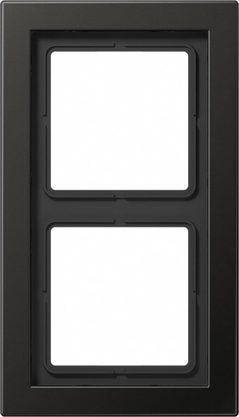 JUNG centraalplaat met draagring 2-voudig voor modulair jack JUNG LS990 JUNG centraalplaat met draagring 2-voudig voor modulair jack JUNG LS990