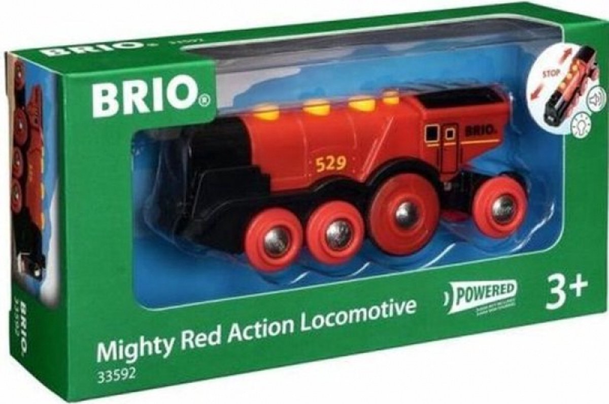 BRIO Rode locomotief op batterijen - 33592 — afbeelding 13