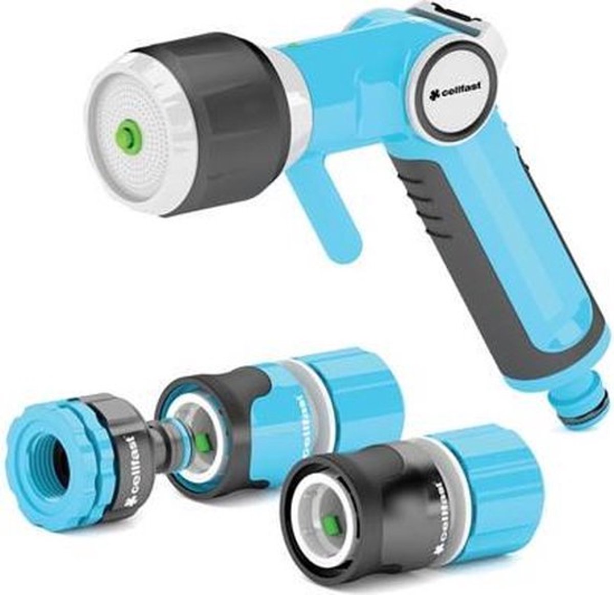 Cellfast - Cellfast - Set Met Mutifunctioneel Sproeipistool - Ergo - 1/2" (CF53-530)