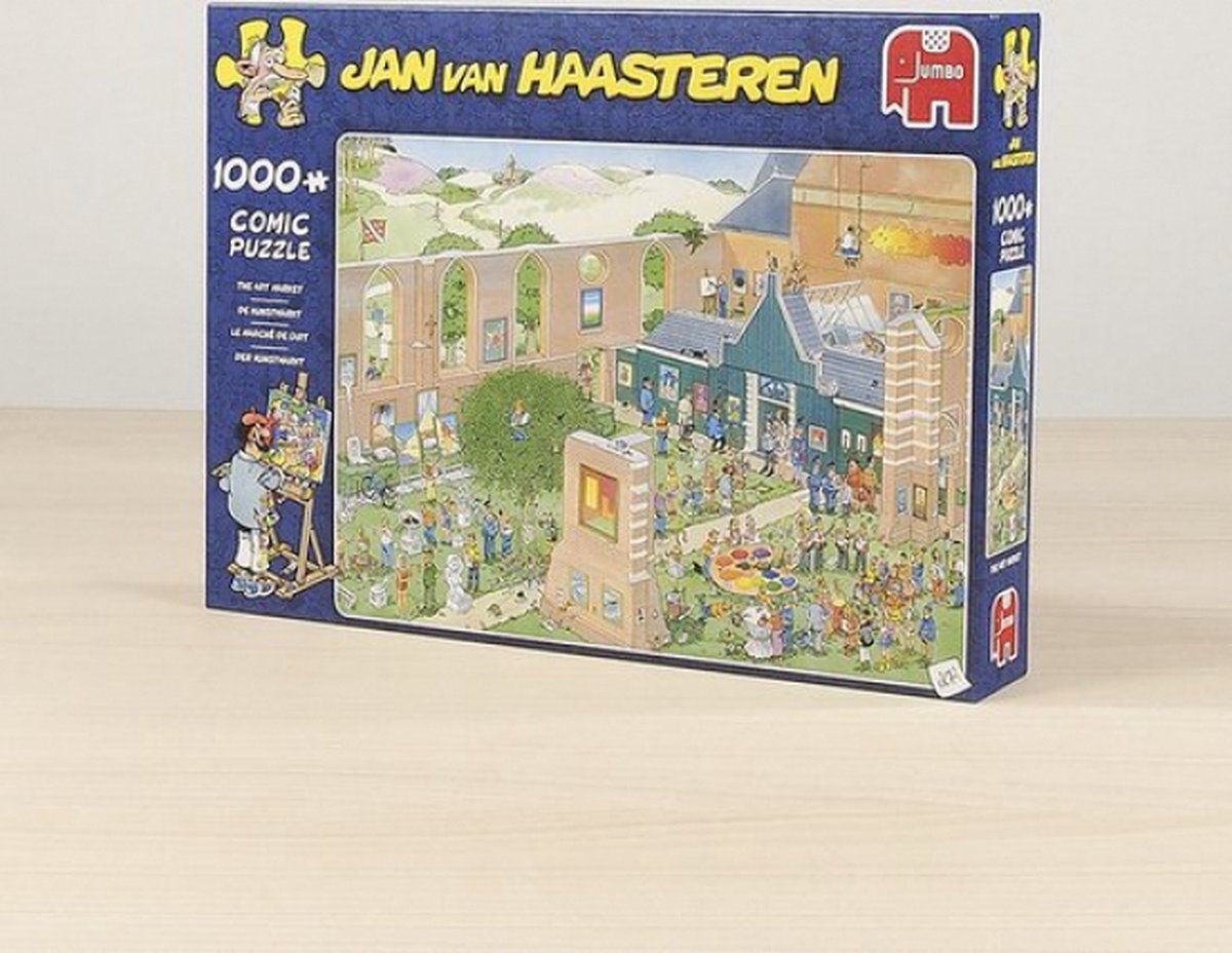 Jan van Haasteren De Kunstmarkt puzzel - 1000 stukjes — afbeelding 13