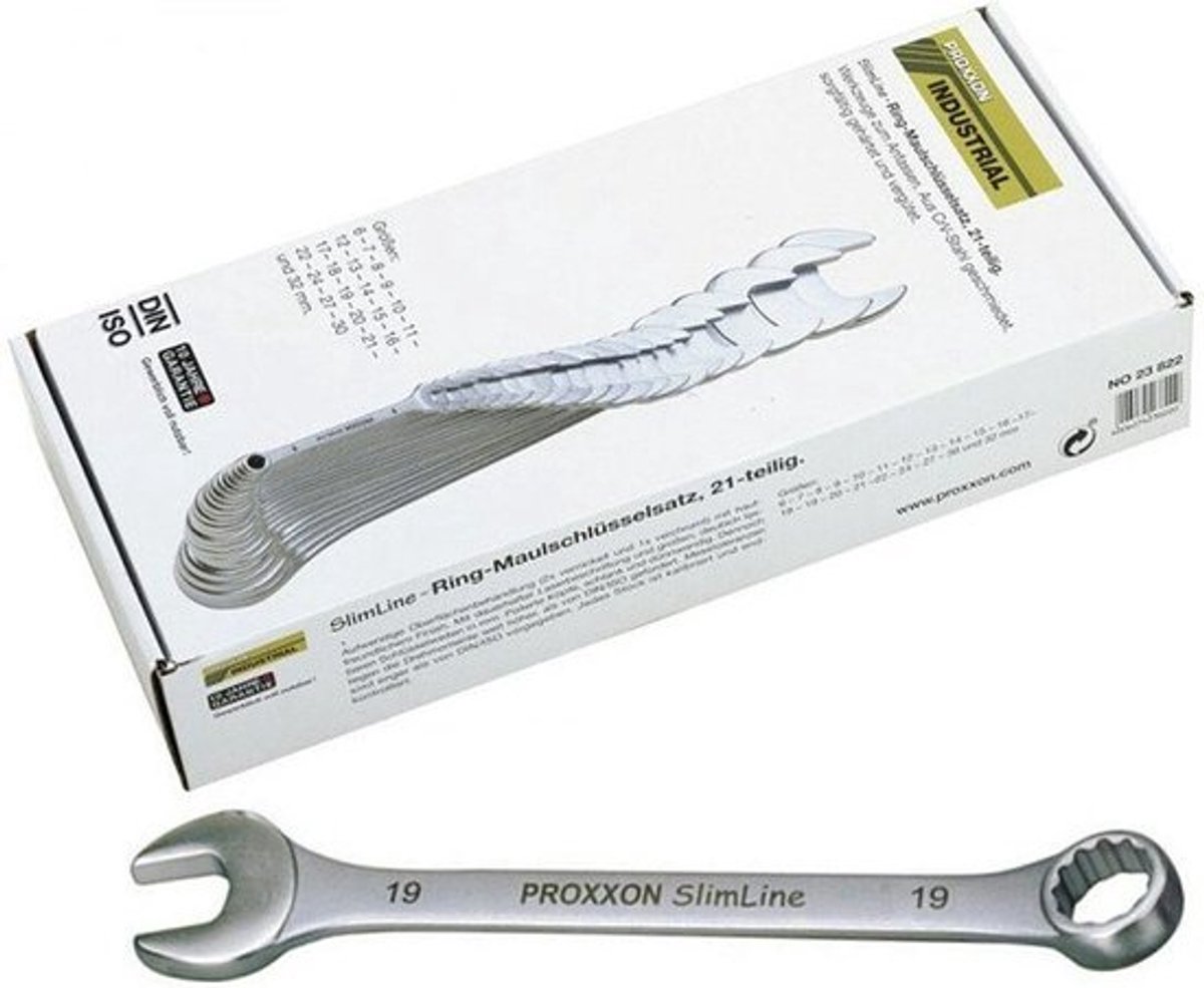 Proxxonindustrial - Ring-steeksleutelset 6 - 32 Mm (21-dlg.)
