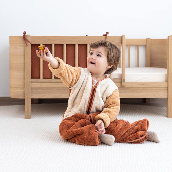 BEMINI Babyslaapzak - MAGIC BAG 12-24m - TOG 2.5 - Zachte warmte - Hazelnoot tricolor — afbeelding 4