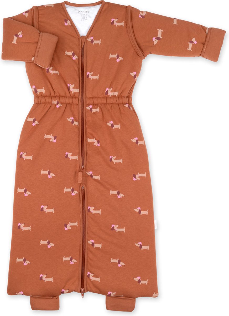 BEMINI Babyslaapzak - MAGIC BAG 12-24m - TOG 3 - Warm cocon - Wouff noisette