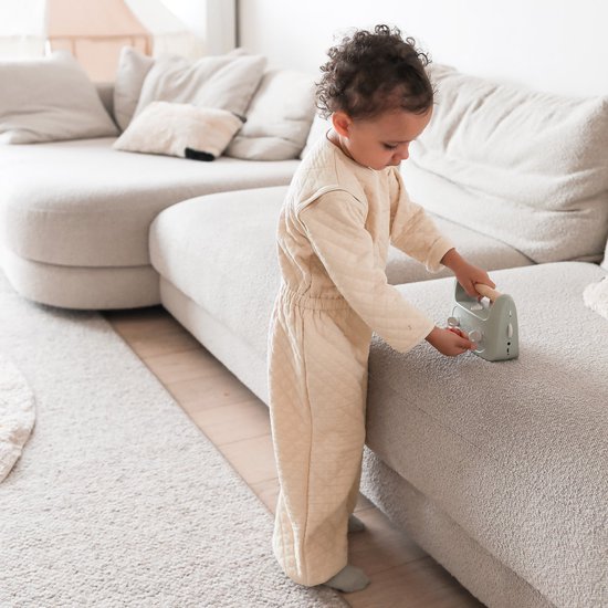 BEMINI Gigoteuse - MAGIC BAG 24-36m - TOG 1.5 - Pady quilted jersey - Cream