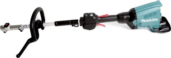 Lichtgroene Makita combisysteem body met zwarte handgreep en gebogen handvat.