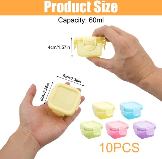 HYKITDAY Plastic augurkpot met zeefinzetstuk, BPA-vrij, augurkencontainer voor koelkast augurk pot met afvoermand voor augurken komkommer olijven fruit