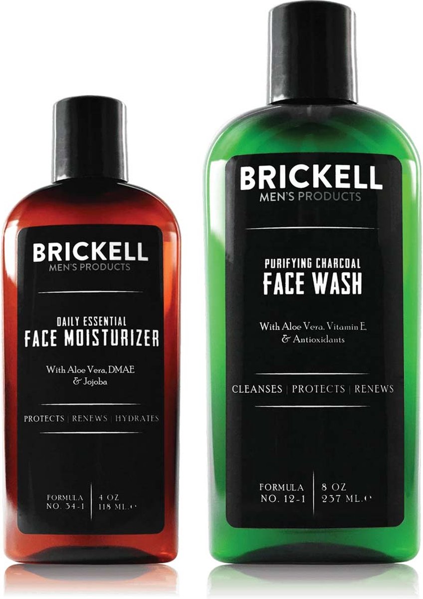 Goedkoopste Brickell Men's Daily Essential Face Care Routine II | Face Care Set