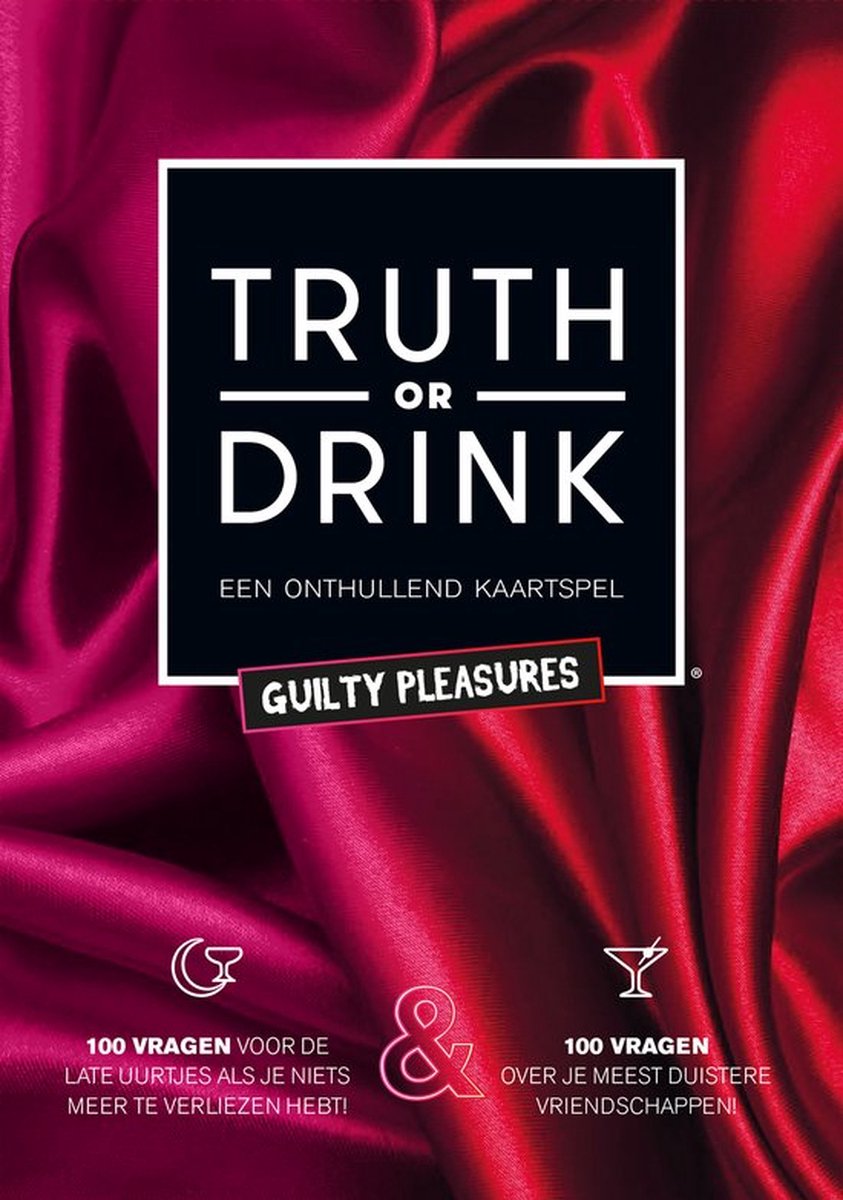 Truth or Drink - Guilty Pleasures - Nederlandstalig Kaartspel van CUT — cadeau in Partyspellen - foto 2