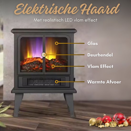 Elektrische sfeerhaard brengt sfeer en warmte