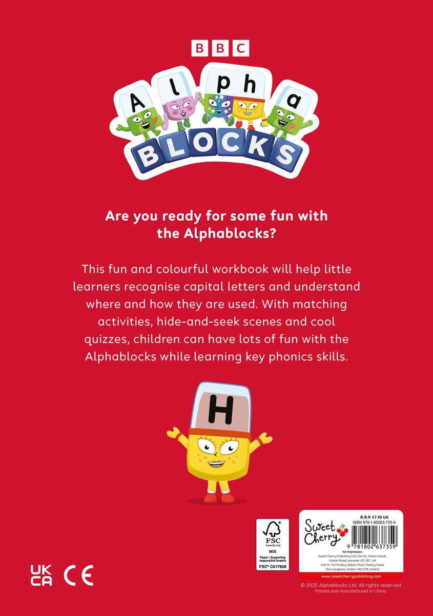 Colorbok Alpha Notes Numberblocks, Alphablocks and Colourblocks Workbooks- Alphablocks ...