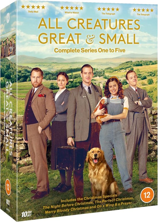 All Creatures Great & Small - Seizoenen 1 tot en met 5 - DVD - Import
