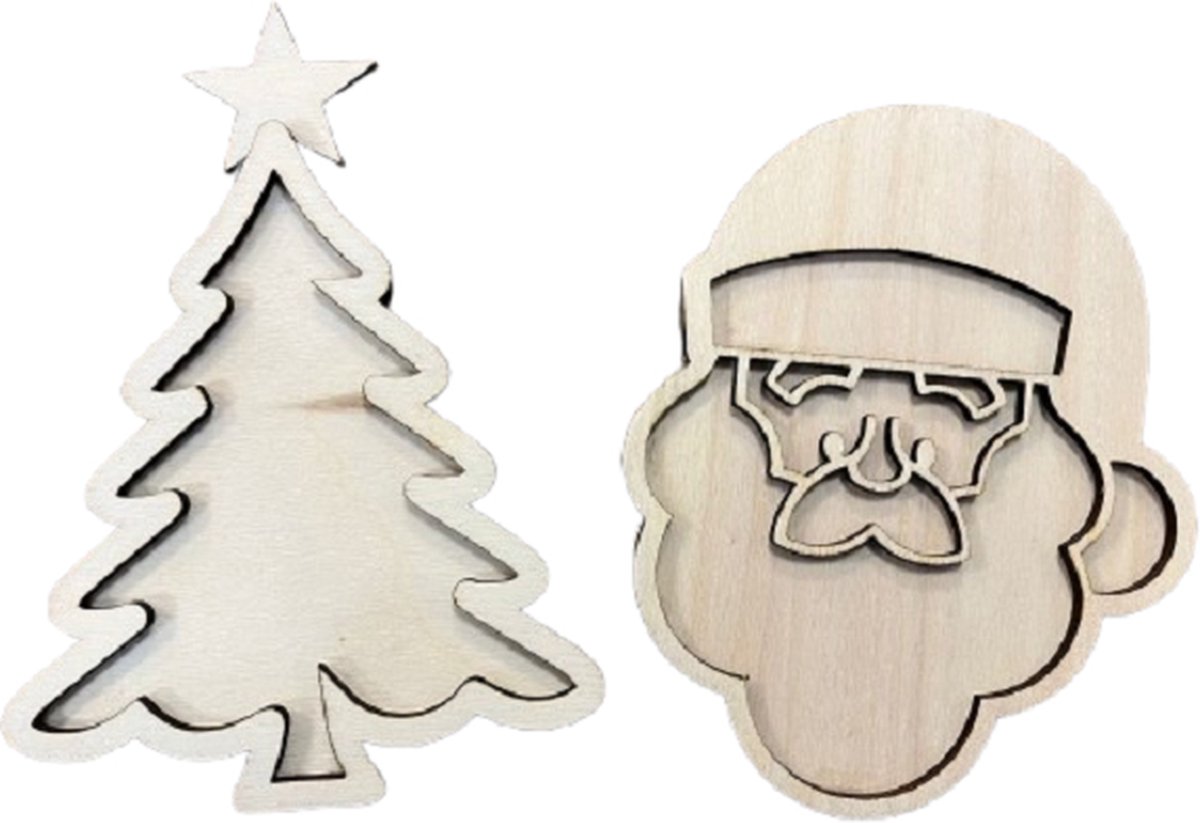 Speelvorm kerstman en kerstboom - Sensomotorische speelvorm