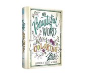 NIV Beautiful Word Coloring Bible met honderden verzen om in te kleuren. Witte kaft met illustraties.