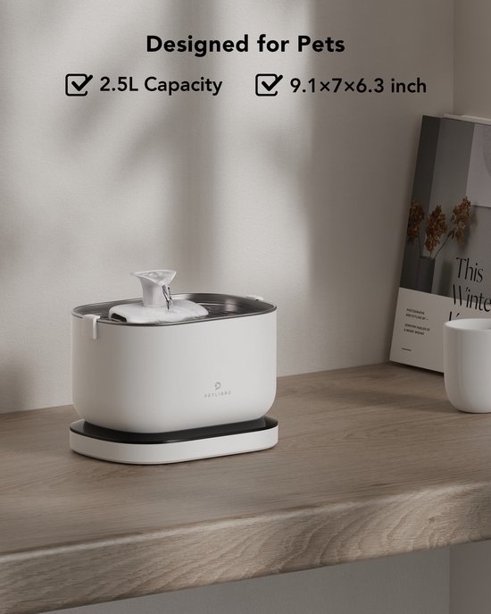 Petlibro Dockstream Draadloze Automatische Pet Waterfontein