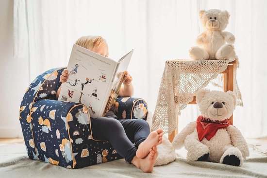 MuseHouse Fauteuil Enfant Universe – Mini Canapé Doux Velours Pour Bébé 0-4 Ans, Ultra Confort Et Facile à Nettoyer MuseHouse Fauteuil Enfant Universe – Mini Canapé Doux Velours Pour Bébé 0-4 Ans, Ultra Confort Et Facile à Nettoyer