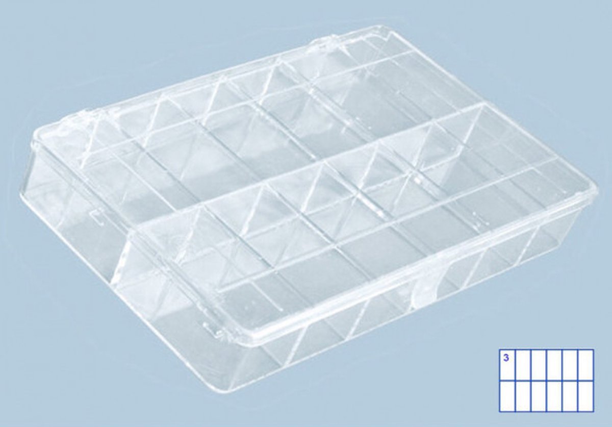 hunersdorff Assortimentsbakken PS-MINI, 12 vakken
