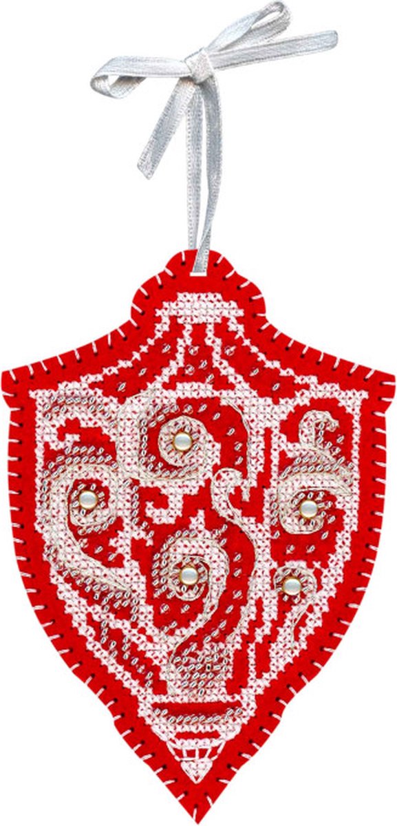 Borduurpakket Kerstboomhanger - Frost Patterns: Flashlight ST-1093
