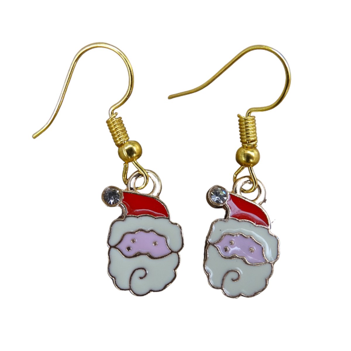 2 Love it Kerstman - Oorbellen - Lengte 2.5 cm