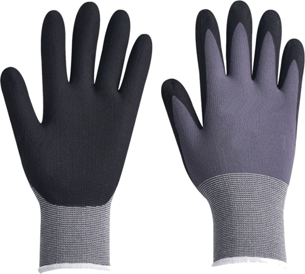 Nylon handschoen maat 8 met NFT coating 1 paar/ per seal