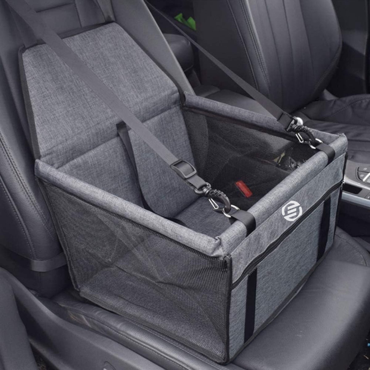 Equivera Hondenmand Auto - Autostoel Hond - Automand Hond - Hondenstoel Auto - Hondenmand Auto Achterbak - Hondenkussen Auto - Honden Mand Auto