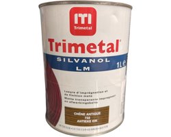 Trimetal Silvanol LM - Matte transparante impregneer en afwerkingsbeits - 1 L - 733 Antiek Eik