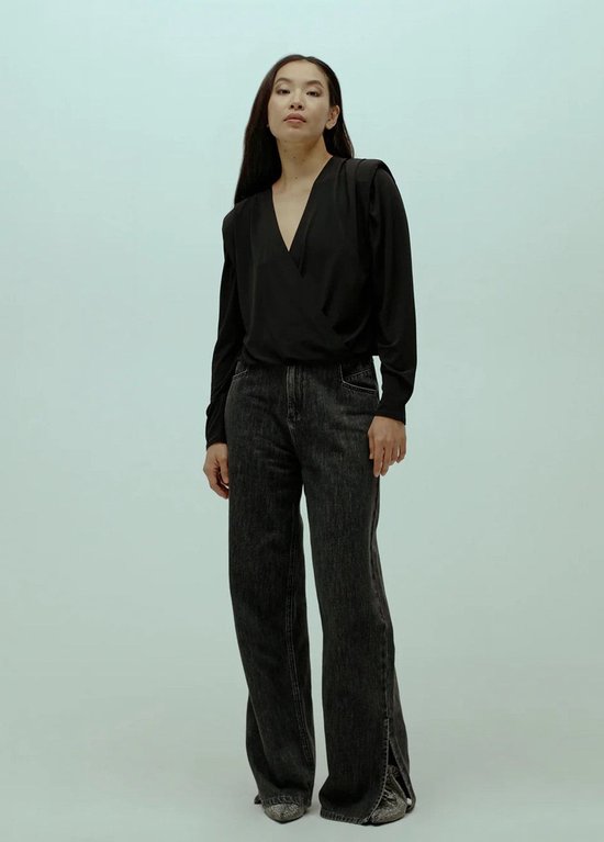 Overslag top lange mouw best sale