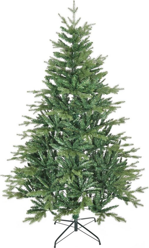 Kunstkerstboom - Royal Alpen Spruce PE / PVC Premium - 210 cm - natuurgetrouw net een echte kerstboom uit een mix van PE en PVC materiaal