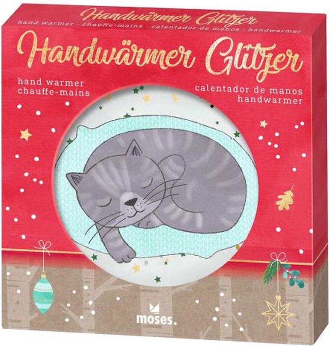 Goedkoopste Moses - Handwarmer glitter - Slapende Kat