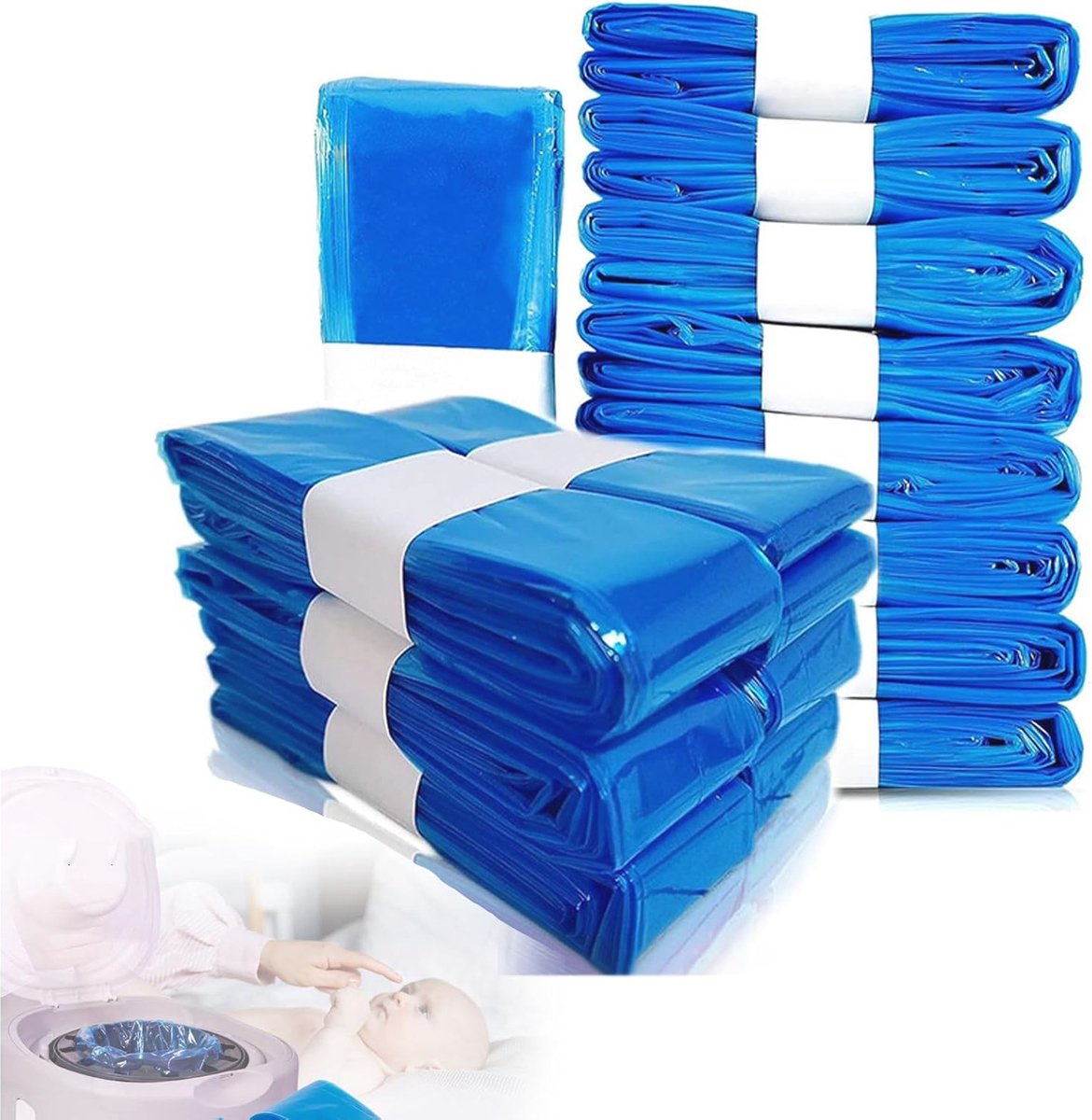 Goedkoopste Luieremmer navulling - Navulzakken voor luieremmers, 4,5 m, compatibel met de meeste modellen