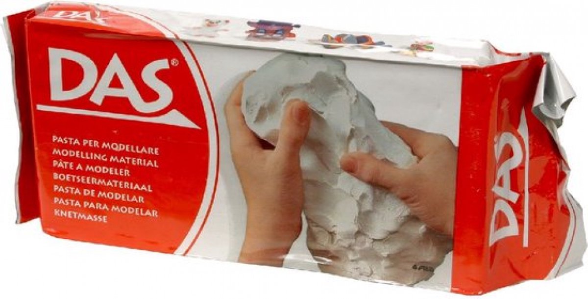 DAS - Luchthardende Klei – Wit – 1 Kilo – Zonder Oven – Voor Diverse Ondergronden — afbeelding 5