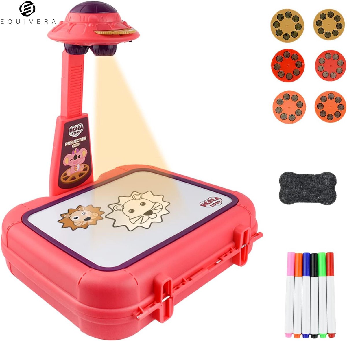 Equivera Tekenprojector Kinderen - Tekenprojector voor Kinderen - Tekenprojector - Tekenmachine Kinderen - Tekenmachine