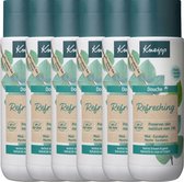 Kneipp Refreshing - Douchegel - Mint en Eucalyptus - In vernieuwde duurzame verpakking! - Voordeelverpakking - Grootverpakking - Vegan - 6 x 200 ml
