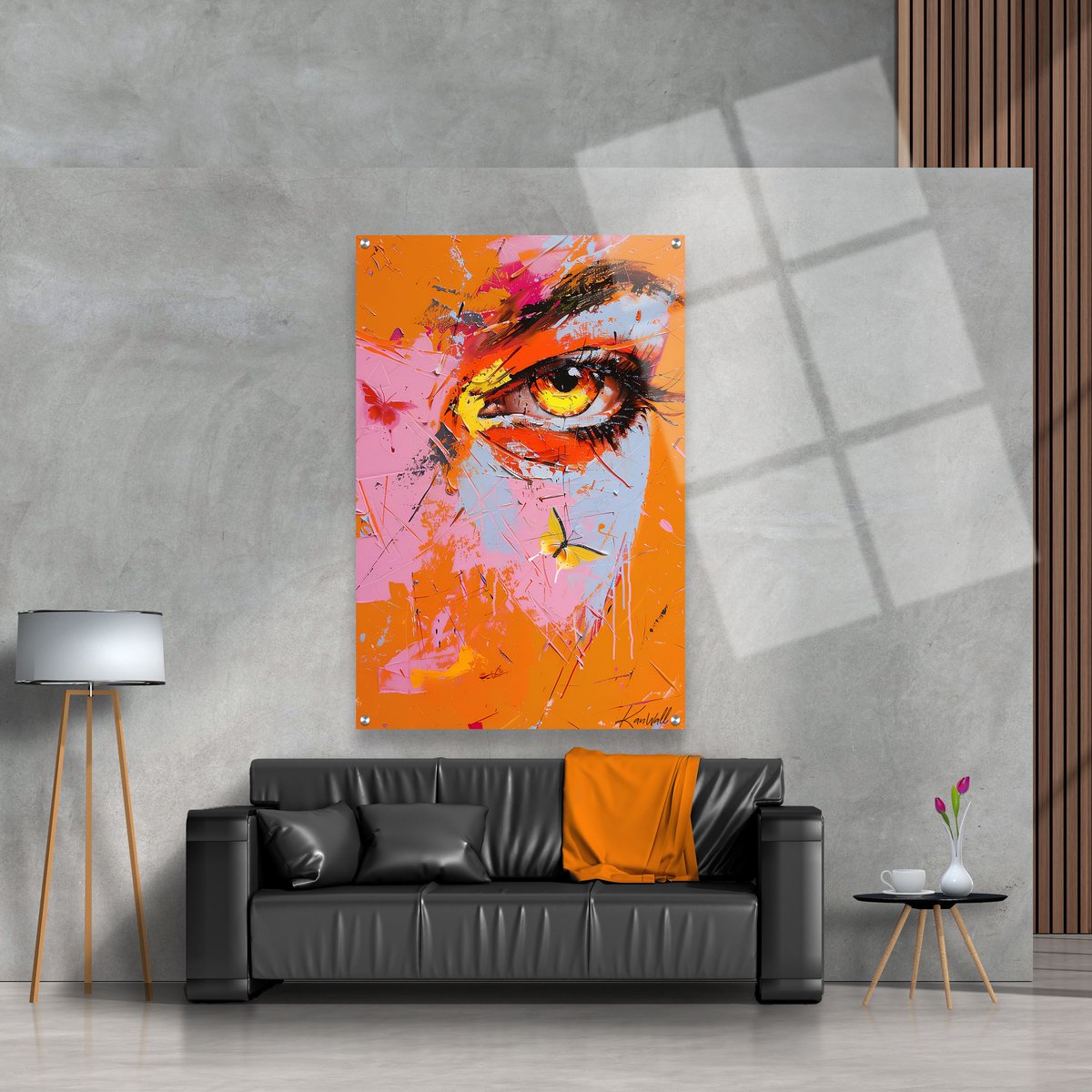 Luxe Plexiglas Schilderij Determined | 100x75 cm | Woonkamer | Slaapkamer | Kantoor | Muziek | Design | Art | Modern | ** 5MM DIK**