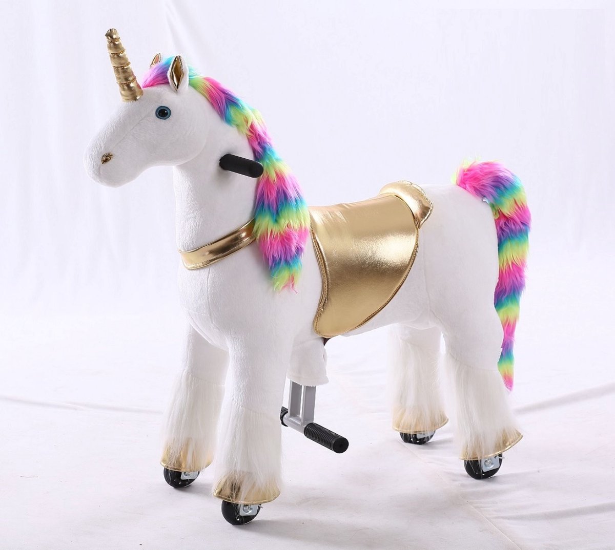 Kids-Horse Rijdend Speelgoed Unicorn - Bobbie TB-2020S - Regenboog