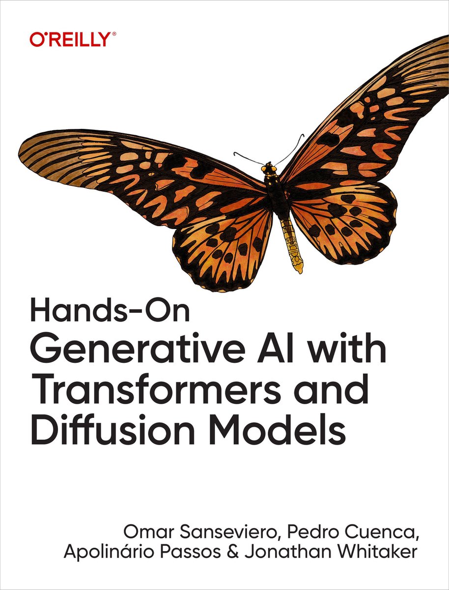Omslag van Hands-On Generative AI with Transformers and Diffusion Models