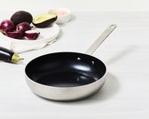 Soenil by ISENVI Koekenpan - 24 cm - RVS - Keramisch - Geschikt voor Inductie - PFAS, PTFE en PFOA Vrij