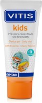 Vitis Kids - Tandpasta & Gel - vanaf 6 maanden - 3x50ml - Kersen smaak - Voordeelverpakking