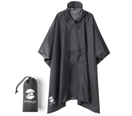 SNZ Poncho Antipioggia – Poncho Pioggia Monouso per Uomo e