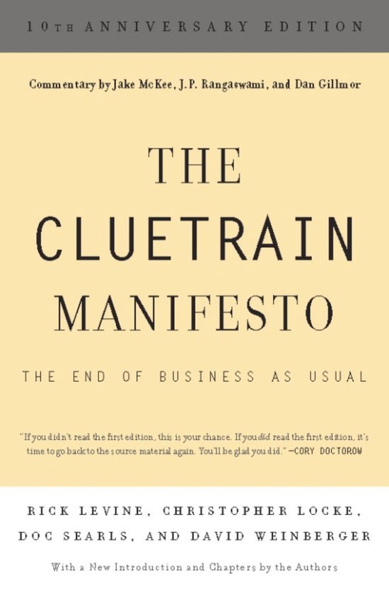The Cluetrain Manifesto - cover