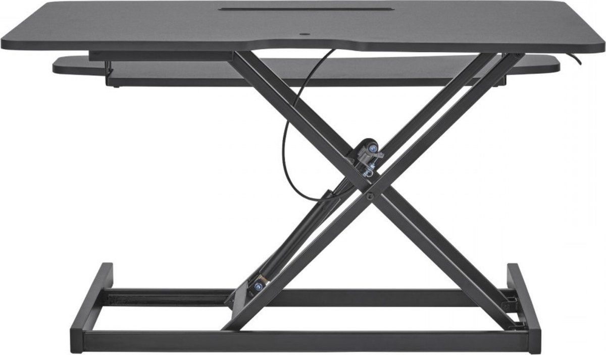 Verstelbare Bureautoren - 800x400 mm Sta-Bureau met Toetsenbordlade
