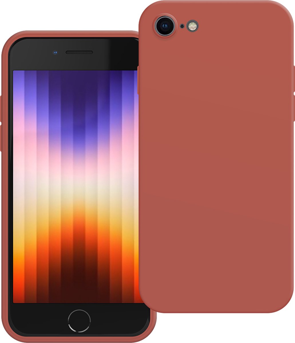Cazy hoesje geschikt voor iPhone SE (2022) Hoesje - Color Backcover - Rood