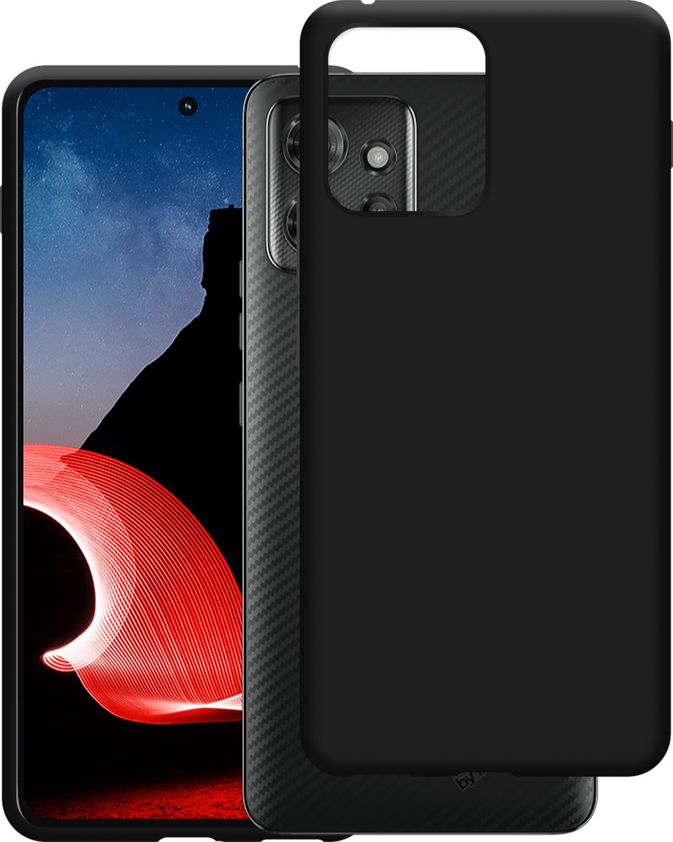 Cazy hoesje geschikt voor Motorola ThinkPhone Hoesje Siliconen - Flexibele Case - Zwart