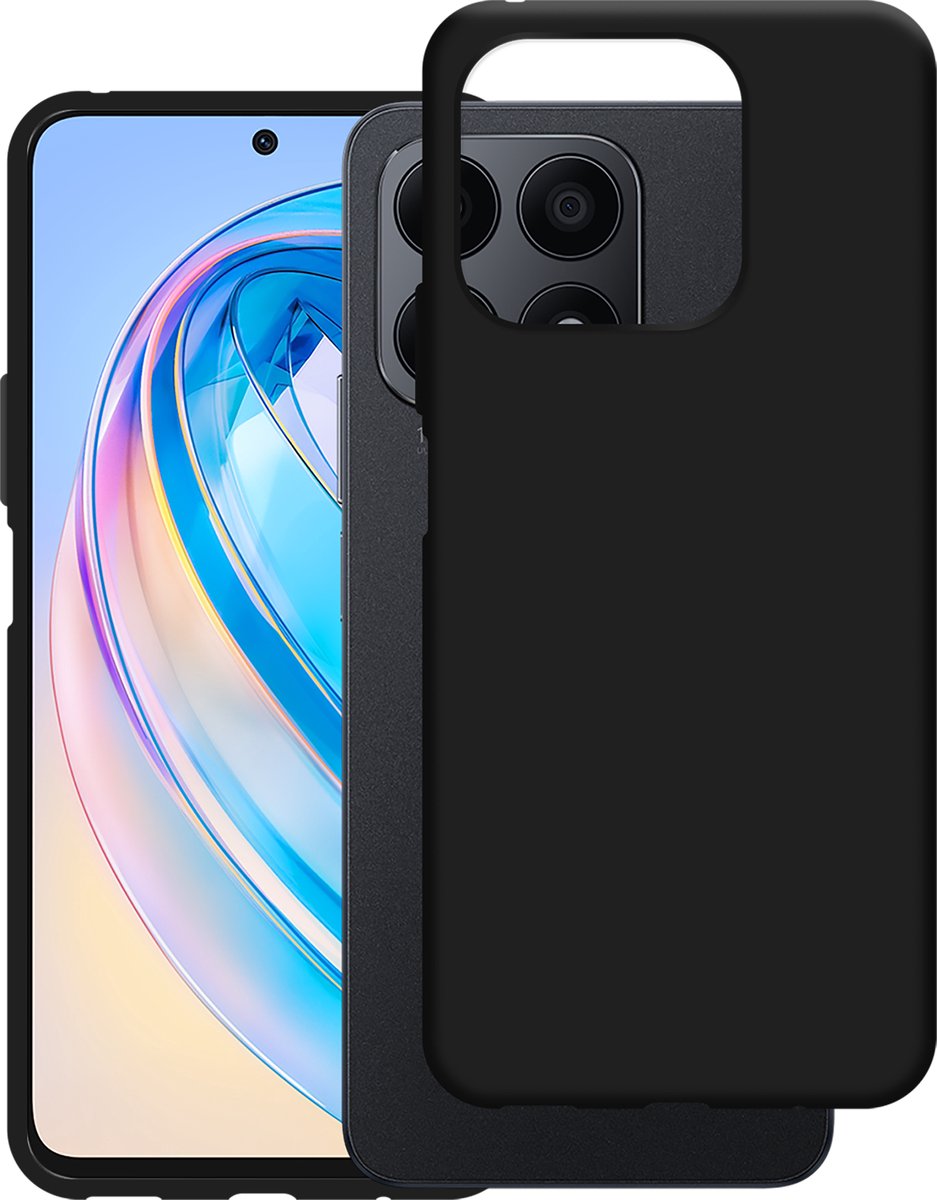 Cazy hoesje geschikt voor Honor X8a Hoesje Siliconen - Flexibele Case - Zwart