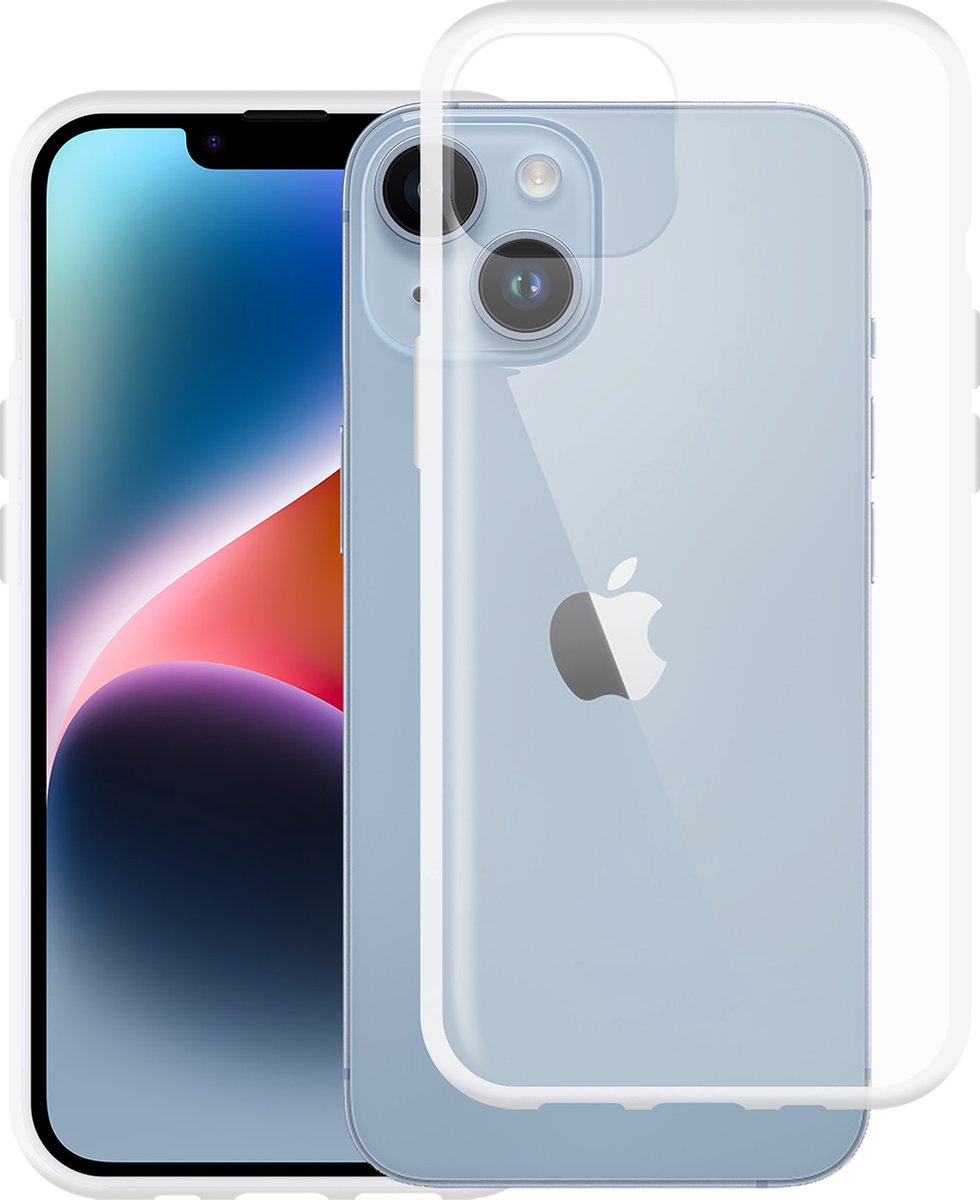 Cazy hoesje geschikt voor iPhone 14 Hoesje Siliconen - Flexibele Case - Transparant