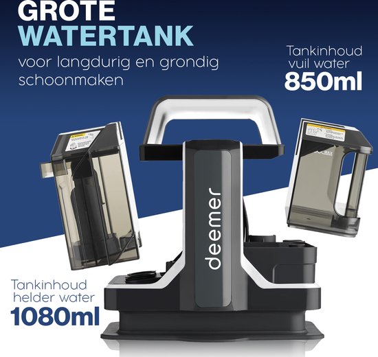 Deemer Tapijtreiniger Vlekkenreiniger Zetelreiniger Machine - Bank & Meubel Reiniger Stofzuiger - Tapijt Apparaat Meubelreiniger - Haarverwijderaar Stofzuiger Voor Dierenharen Reinigen - 750W Krachtige Zuigkracht - Inclusief Reinigingsmiddel