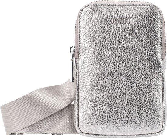 JOOP! Cuir Sac téléphone portable Splendere Bianca Phonecase Gun Argenté