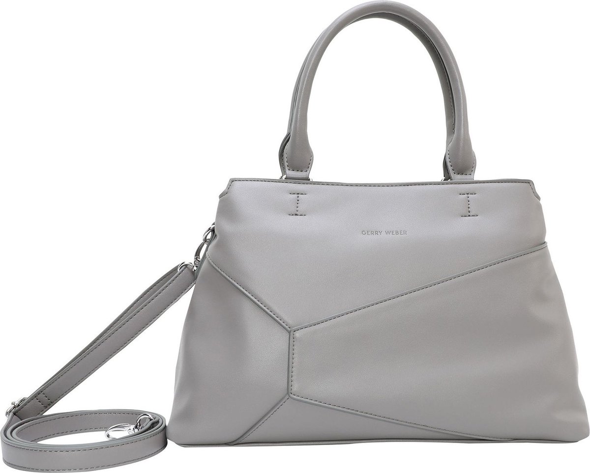 GERRY WEBER Schoudertas Handtas Piece Of Me Handbag MHZ Grey Donkergrijs